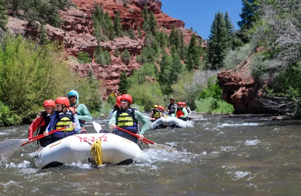 Whitewater rafting on the San Miguel River