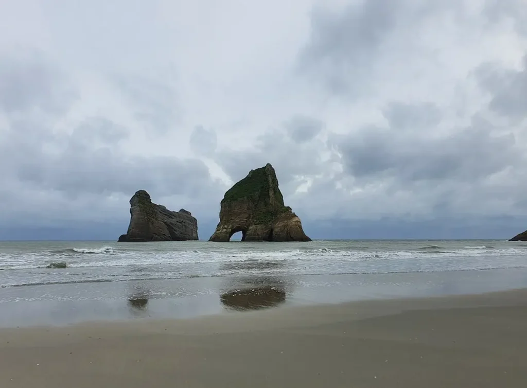 Wharariki Beach