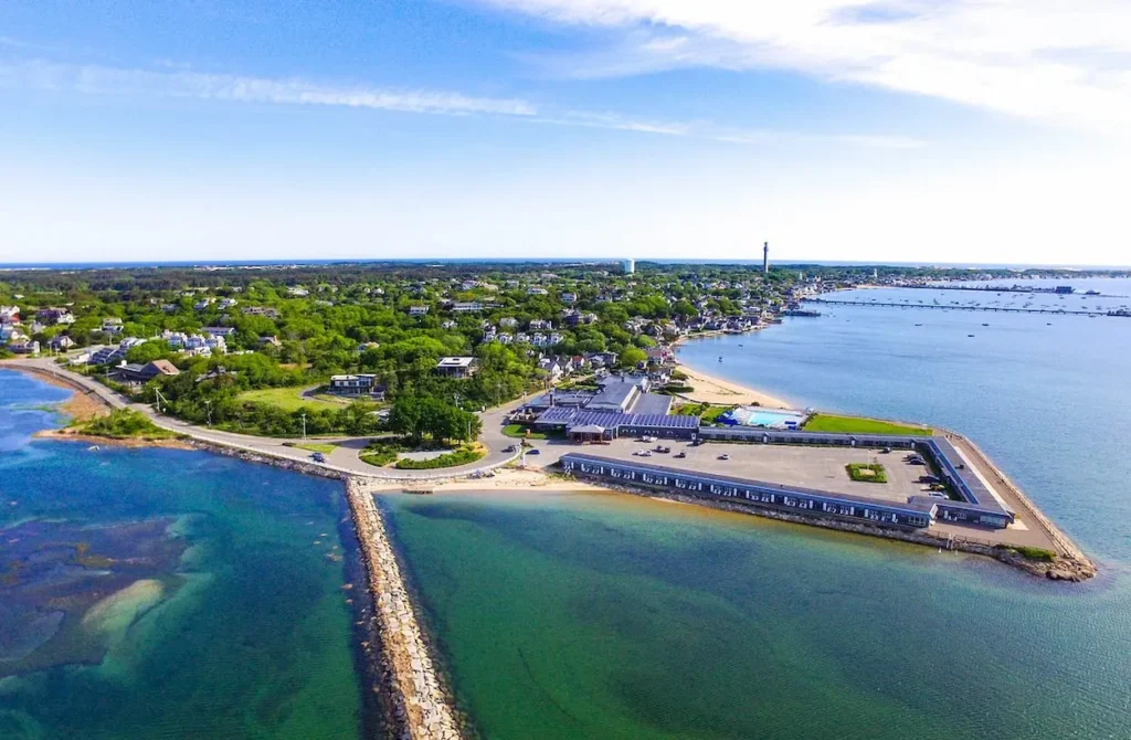 Aerial view of Provincetown