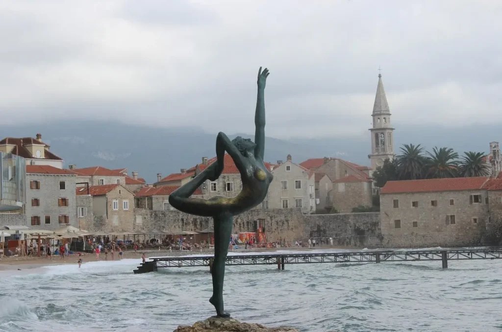 Statue in Budva