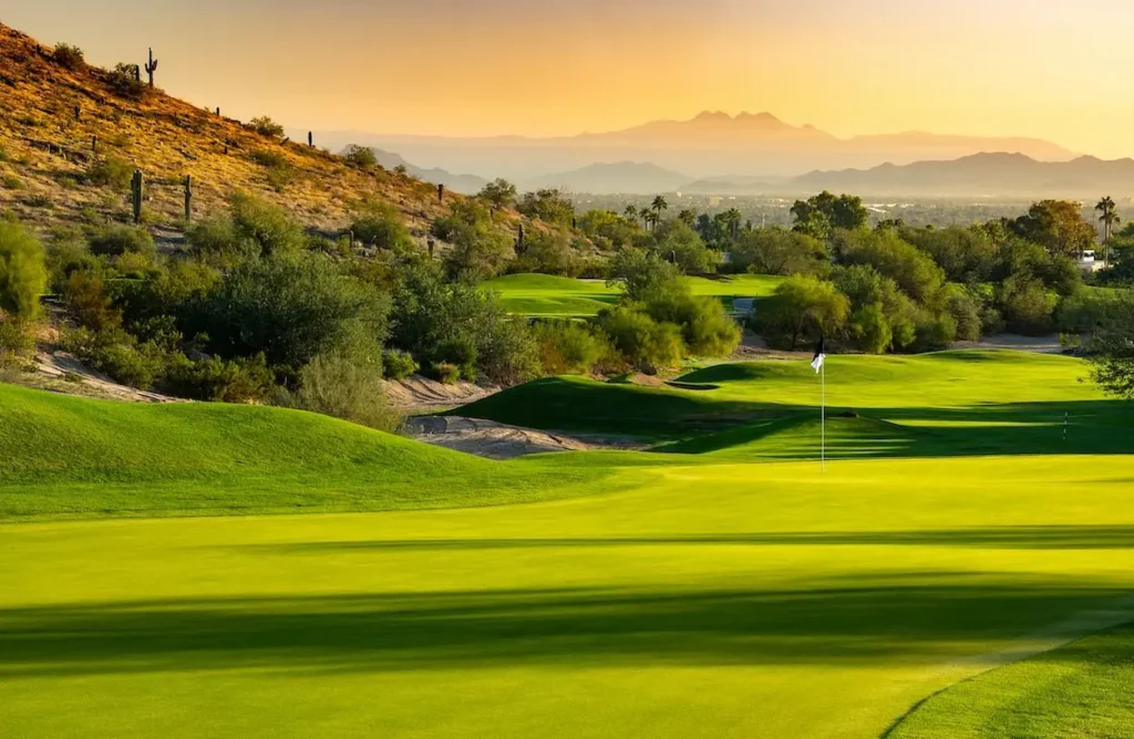 Golf course at Phoenix, Arizona