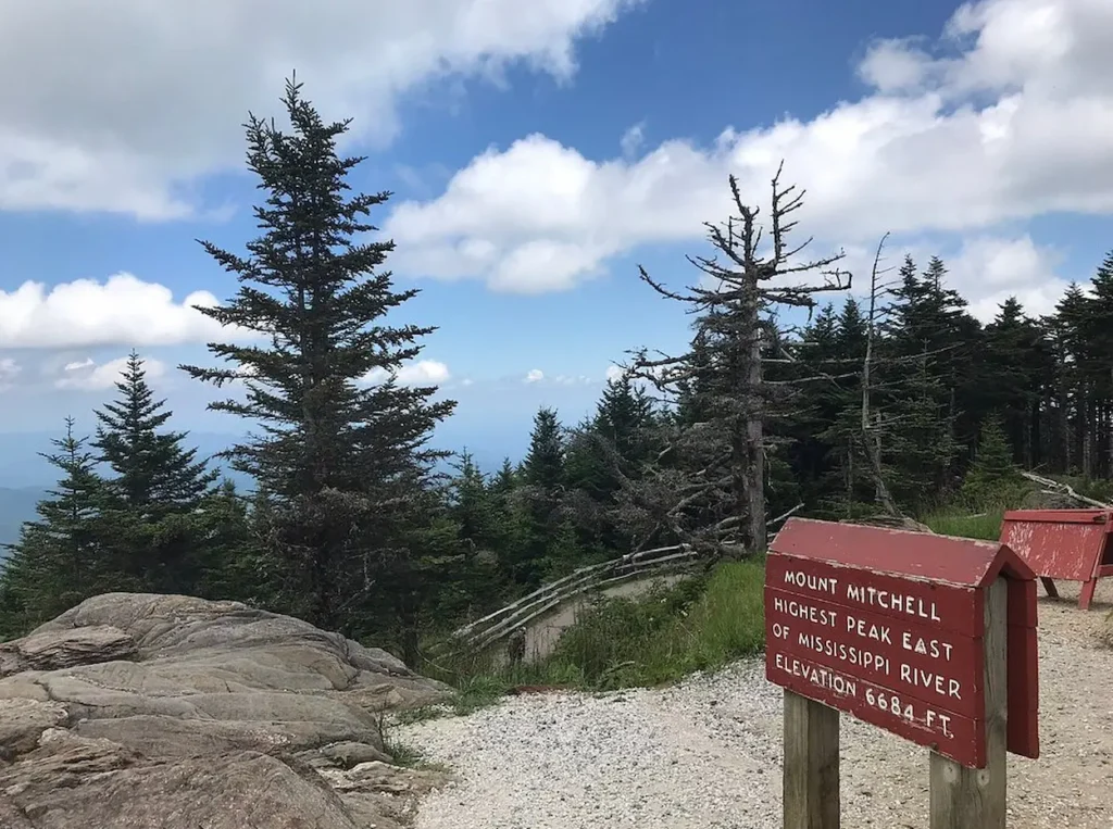 Mount Mitchell highest peak