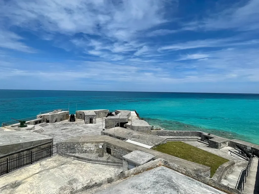 Fort Catherine overlooking the Atlantic Ocean