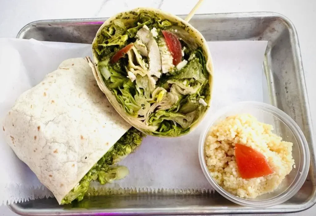 Grilled Chicken Mediterranean Wrap