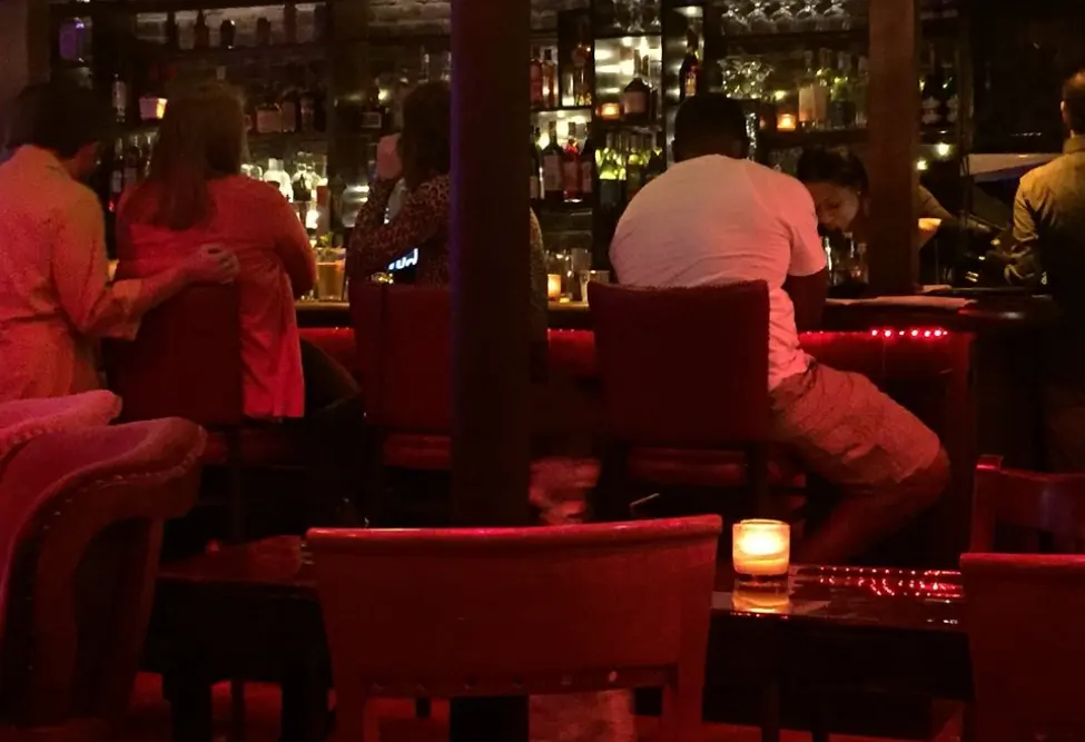 Craft cocktails at the bar