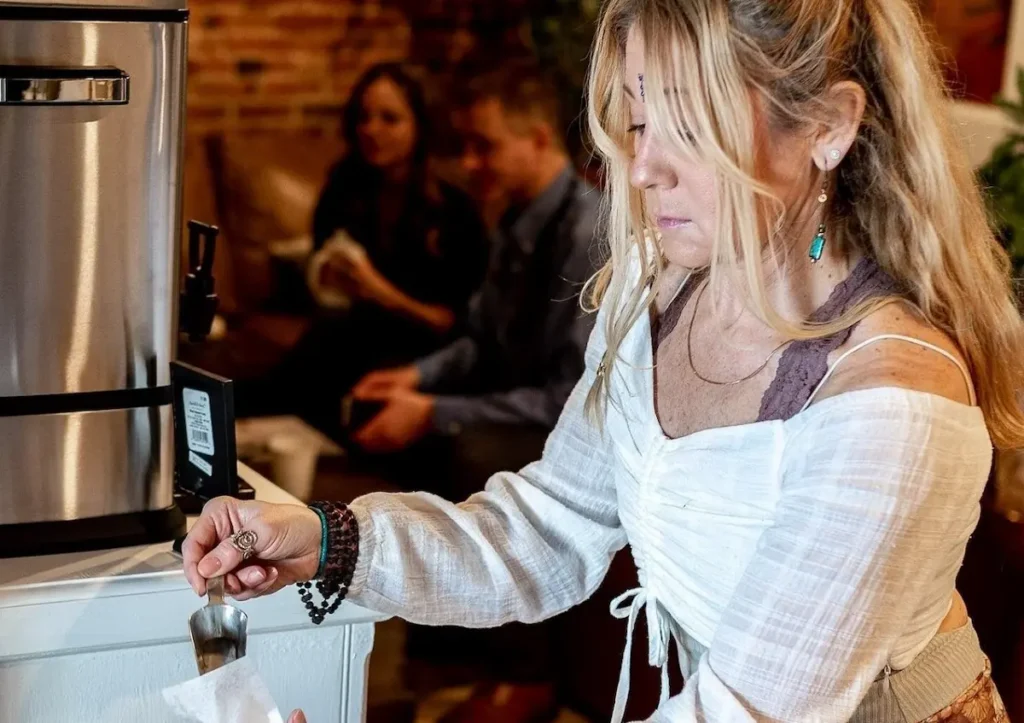 Tea blending class at Societe