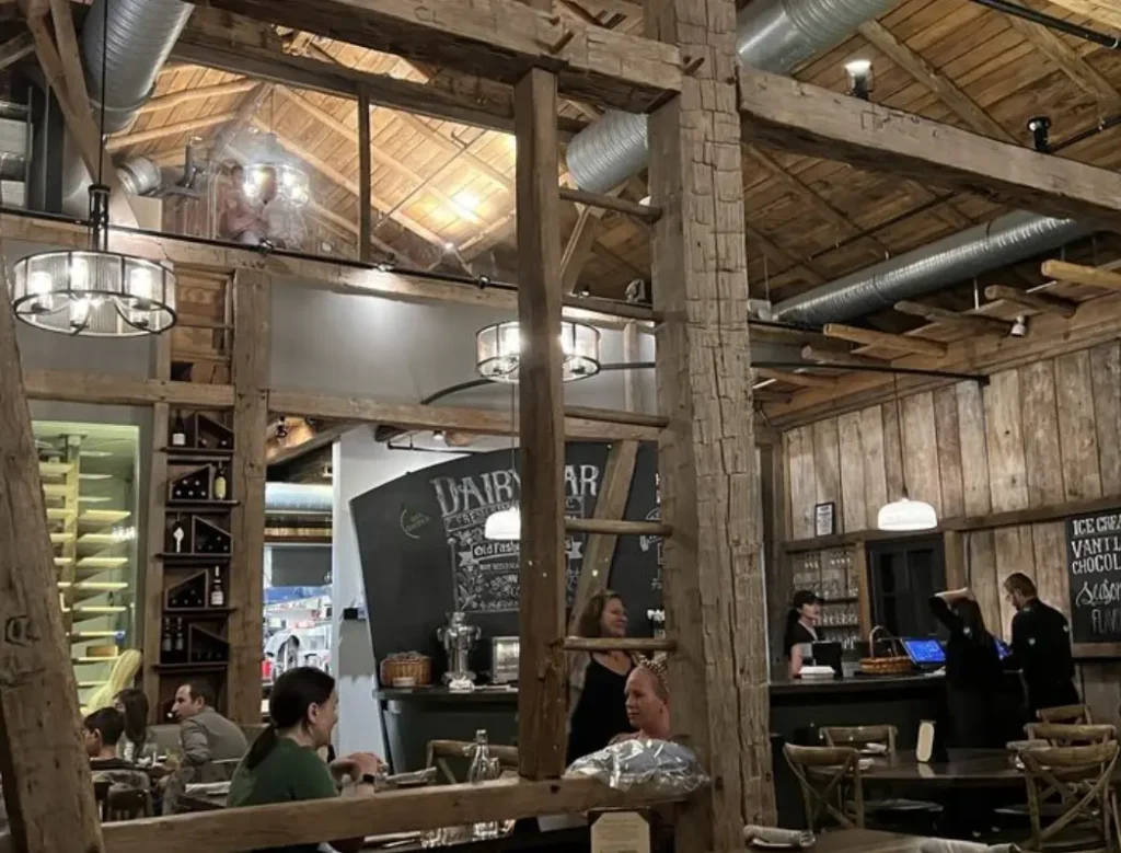 Interior of The Loft Restaurant