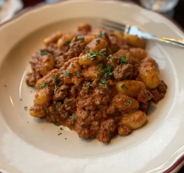 Gnocchi Bolognese