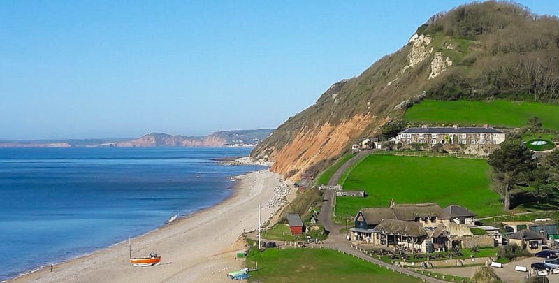 The most gorgeous areas of Devon can be found in Branscombe, a lovely community. 