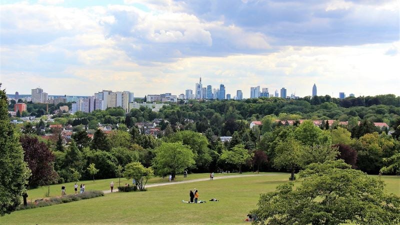 Discover the beauty of Lohrpark's lush greenery and serene lakeside views
