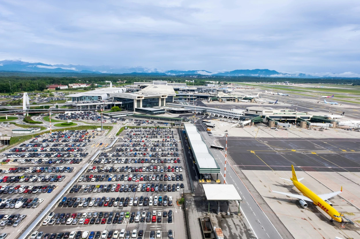 Milan Malpensa is a smart airport to fly into Switzerland via the Italian border.