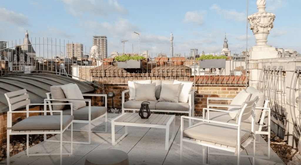 One of the unique penthouse rental in London