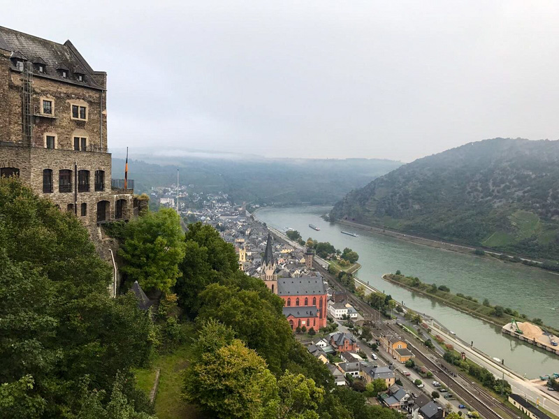 With verdant green hillsides, Rhine Gorge is a stunning landscape steeped in nature