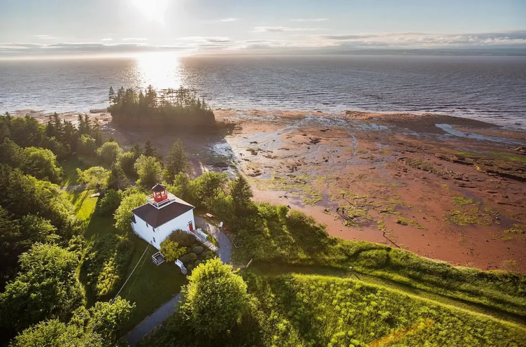 Aerial view of Burntcoat Head Park