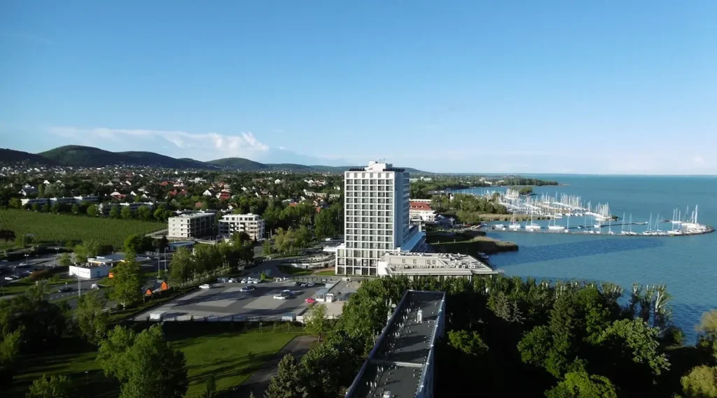 View above Balatonfured