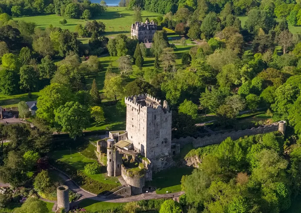 Aerial view of Blarney Castle