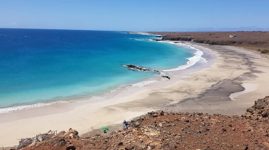 Stunning beach at Maio