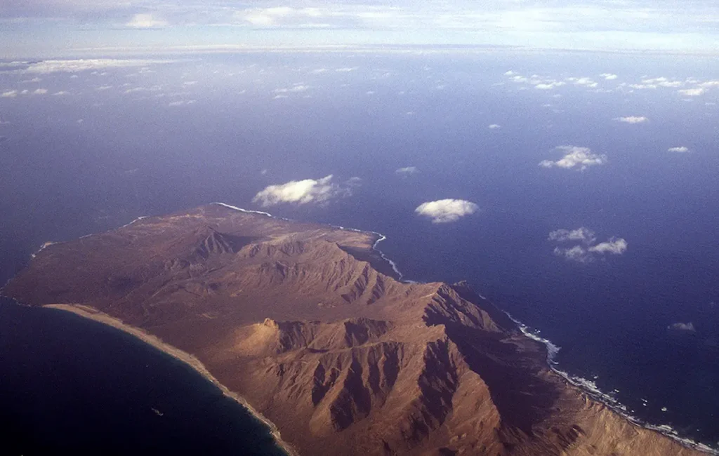 Aerial view of Santa Luzia