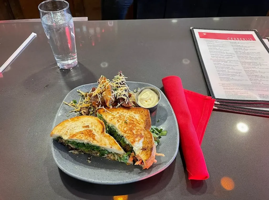 Delicious food at Cerberus Brewing Company