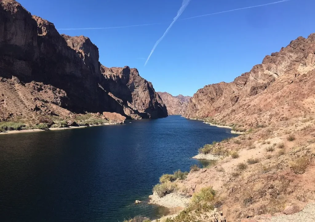 Downstream from the Hoover Dam