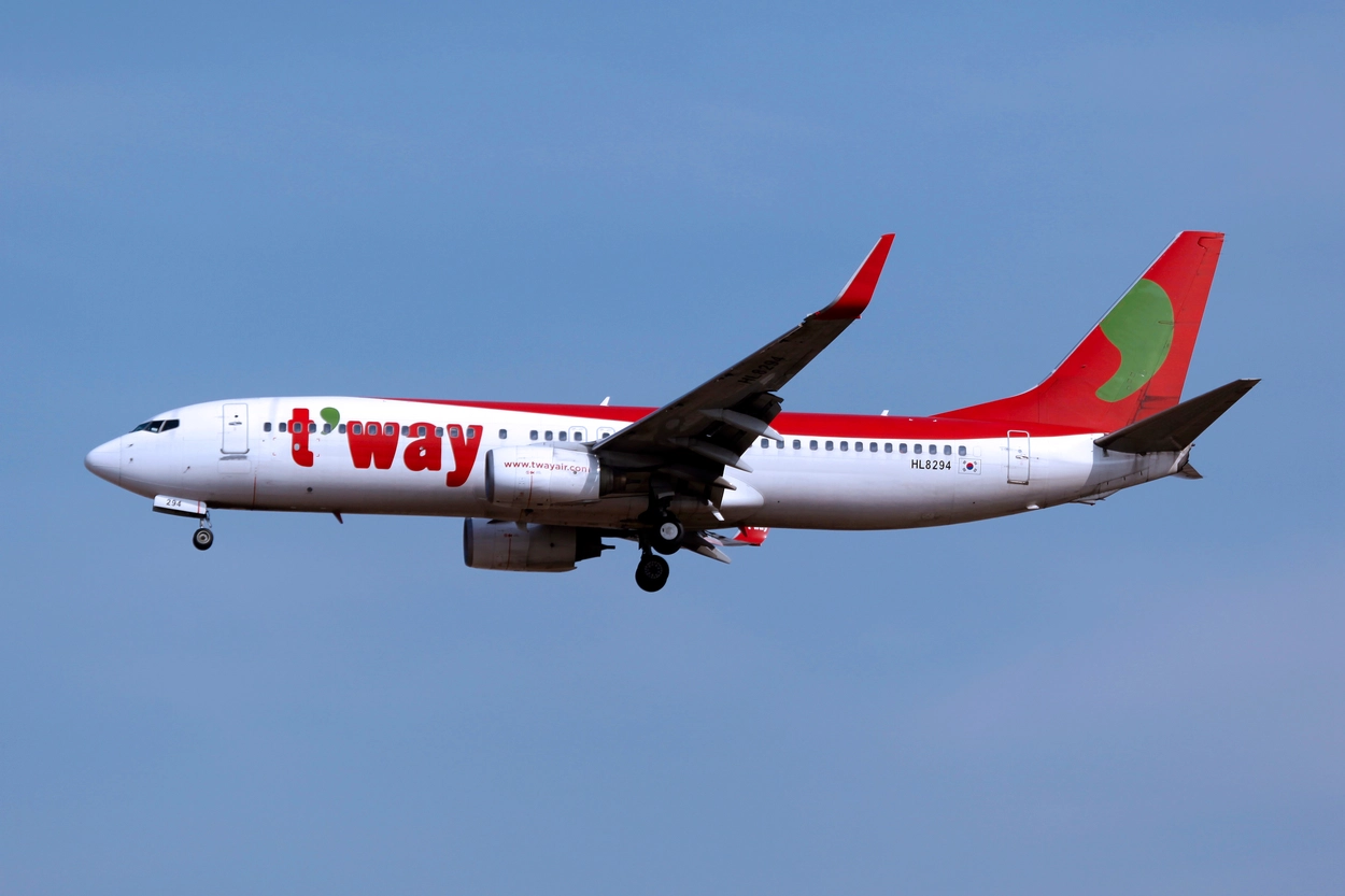 T'way Air is one of the cheapest airlines to fly from South Korea to Europe