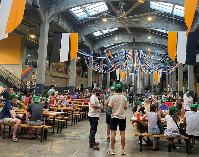 Busy day at Rhinegeist Brewery