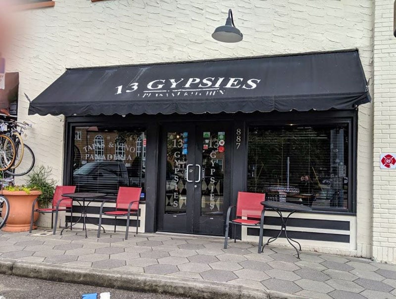 13 Gypsies in Jacksonville, FL, offers an eclectic mix of global small plates, creating an intimate and adventurous dining experience.