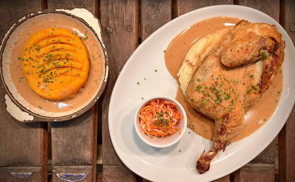 Mini Haggis and Half a Chicken