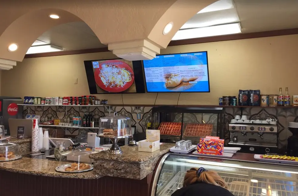 Menu board of Patagonia