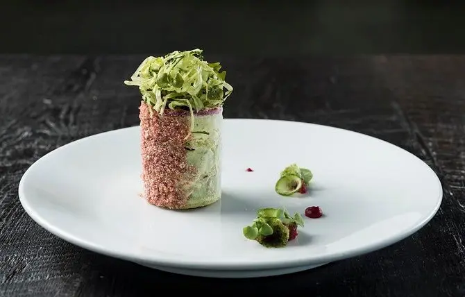 Cucumber Semifreddo, one of our vegetable-based desserts