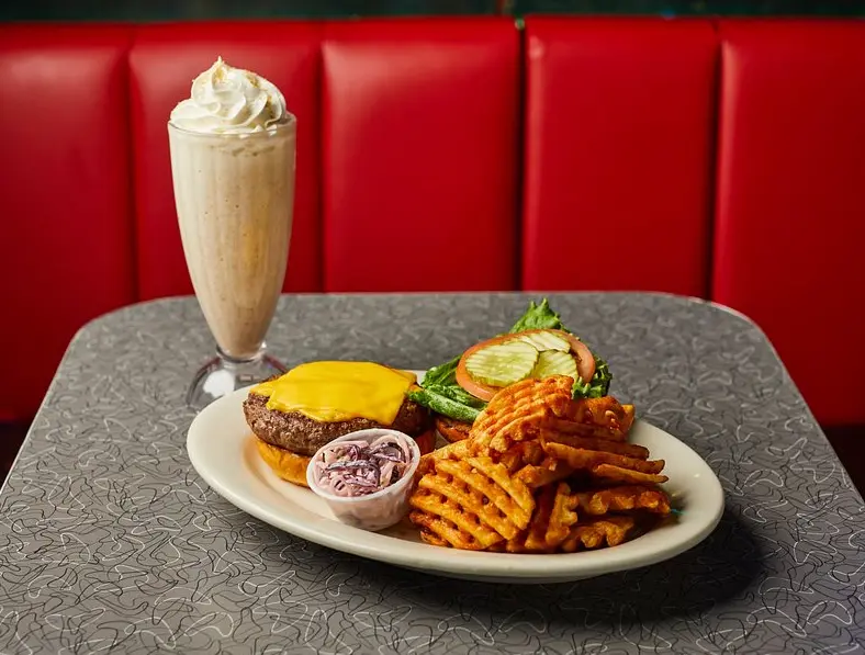 Milkshake and Burger