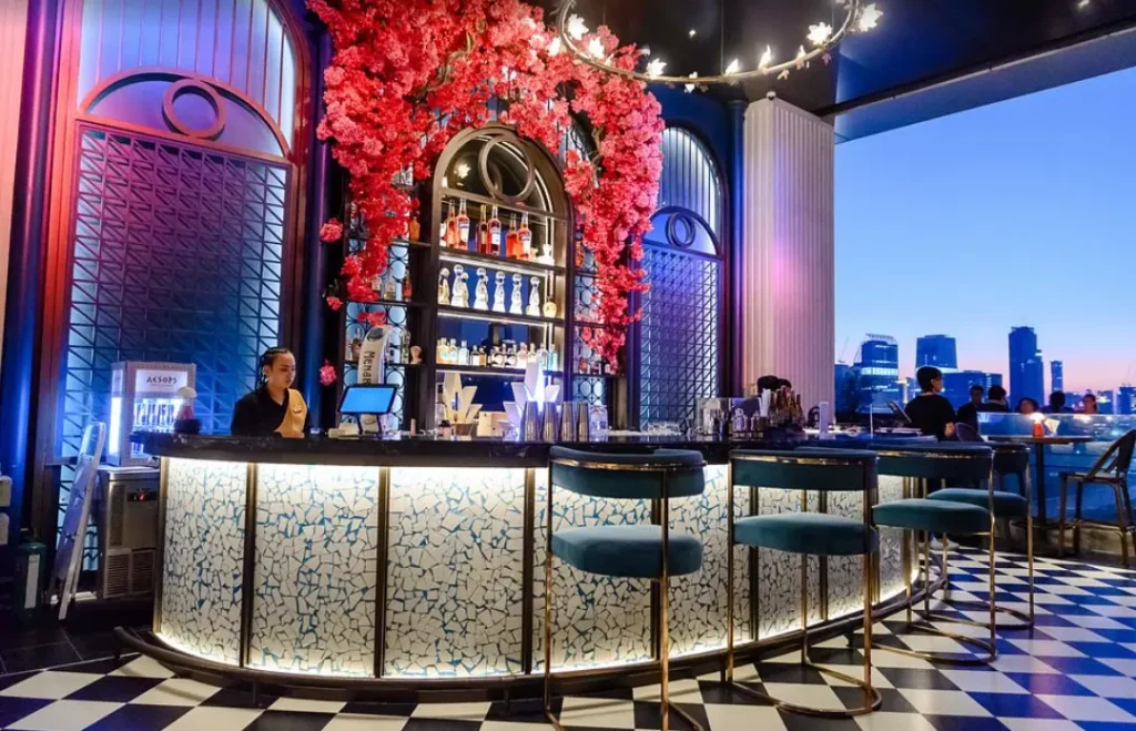 Aesops Greek Restaurant & Rooftop bar area