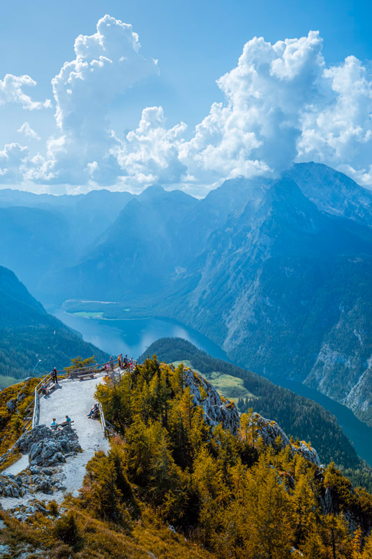 Beautiful Berchtesgaden National Park is covered in majestic mountains and dense forests