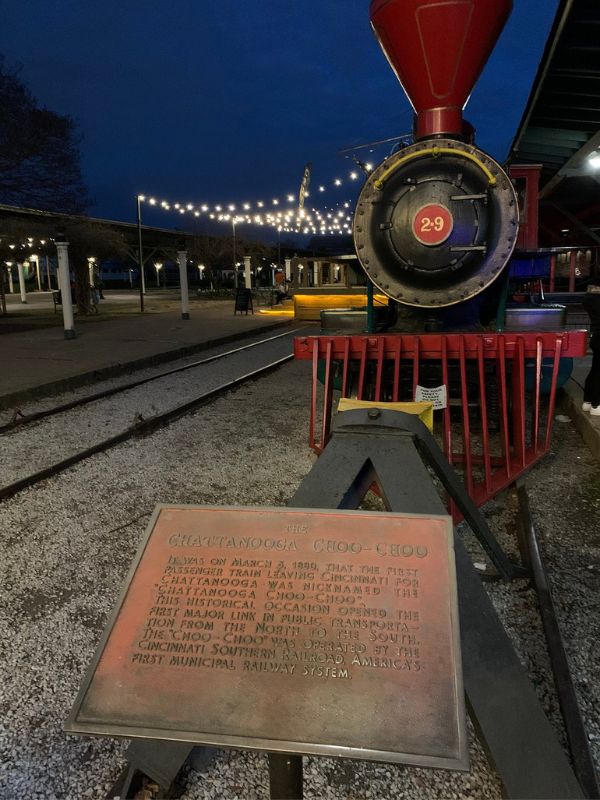 The Chattanooga Choo Choo comes alive with a distinctive energy after dark.