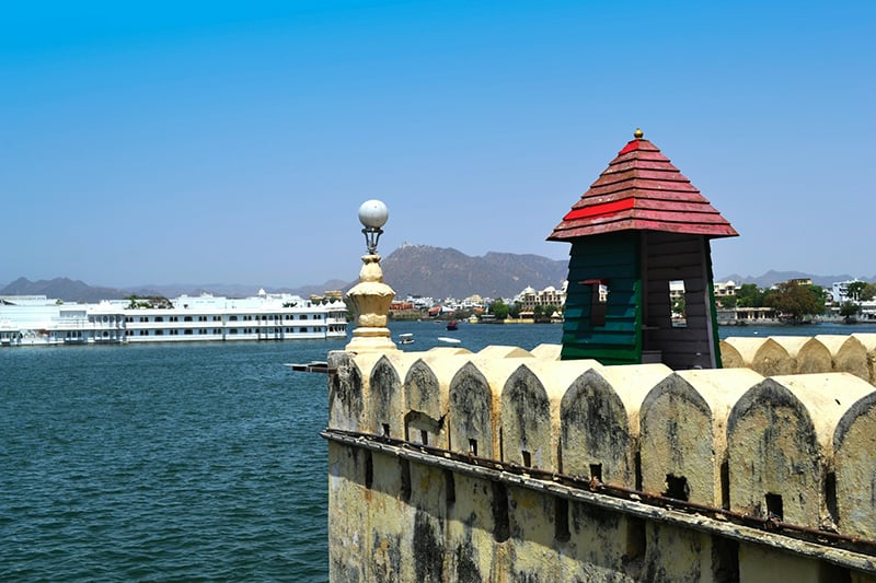 Lake Palace: An enchanting gem, a palatial marvel adrift on the serene waters of Lake Pichola.