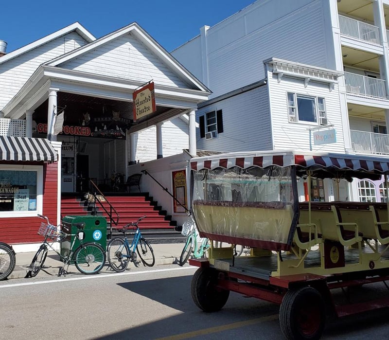 Whispers of the past linger at Mackinac Island's Haunted Theatre, where history meets spectral tales.