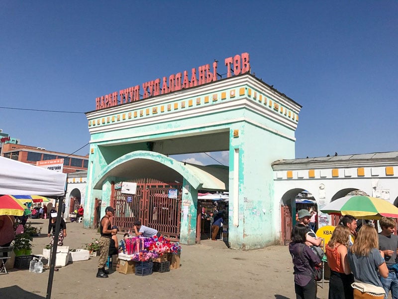 Naran Tuul Market, known as the 'Black Market,' is Ulaanbaatar's largest marketplace.