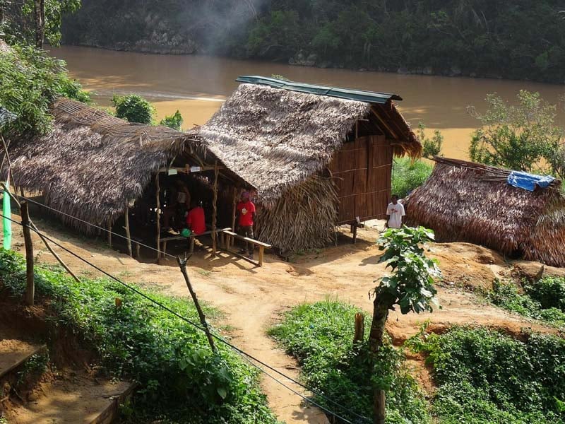 The native Batek tribe resides in the village of Orang Asli.