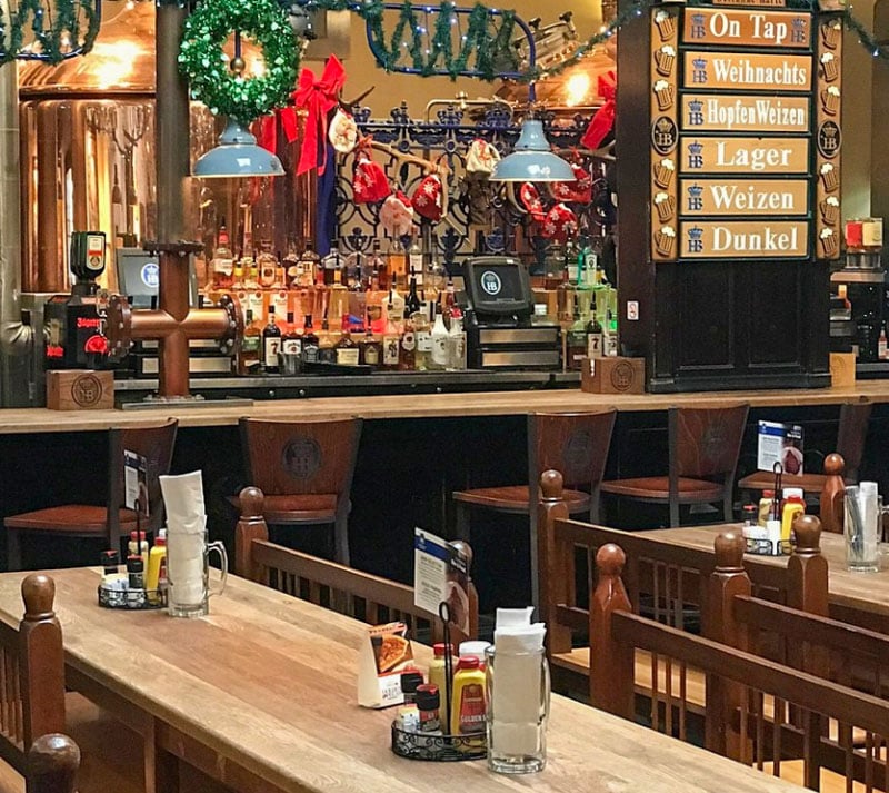Hofbrauhaus is an authentic German brewery and restaurant.