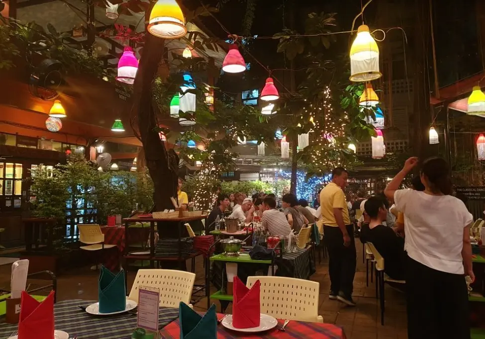 Night time at Cabbages and Condoms
