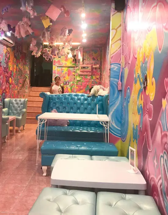 Interior of Unicorn Cafe