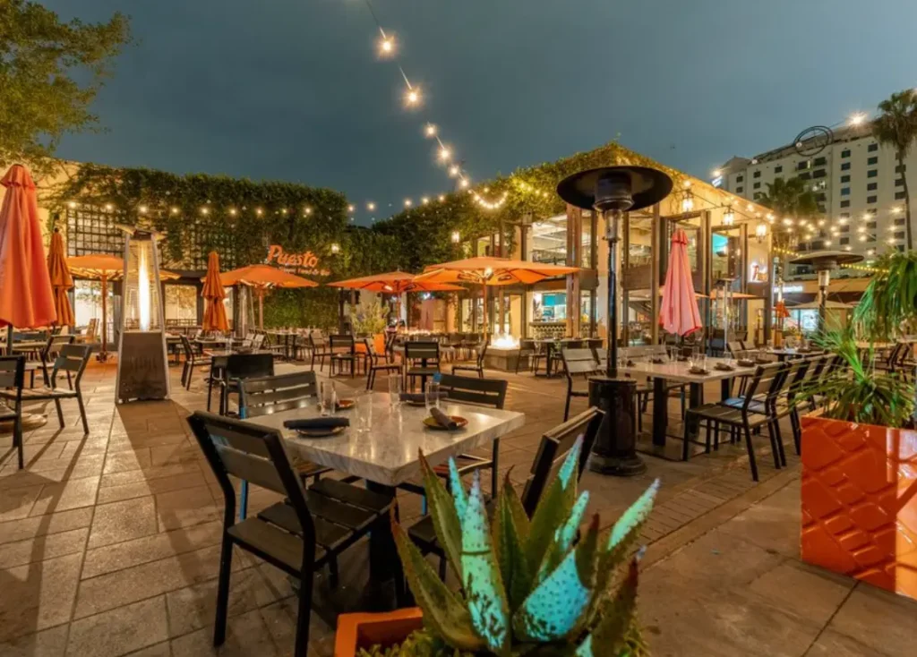 Outdoor dining