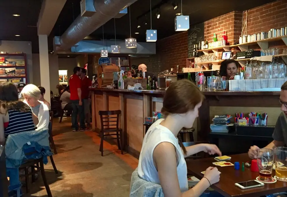 Bar area