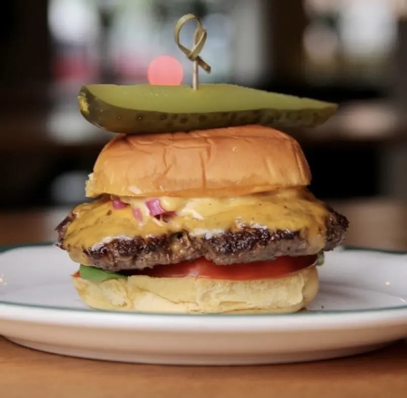 Burger at Ping Pong Club