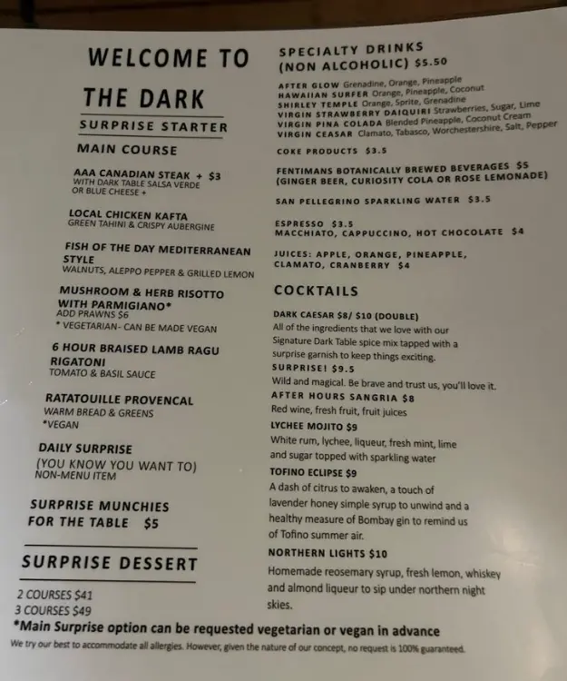 Dark Table