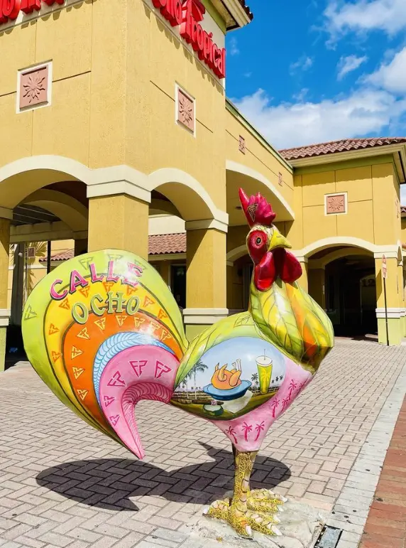 Chicken sculpture