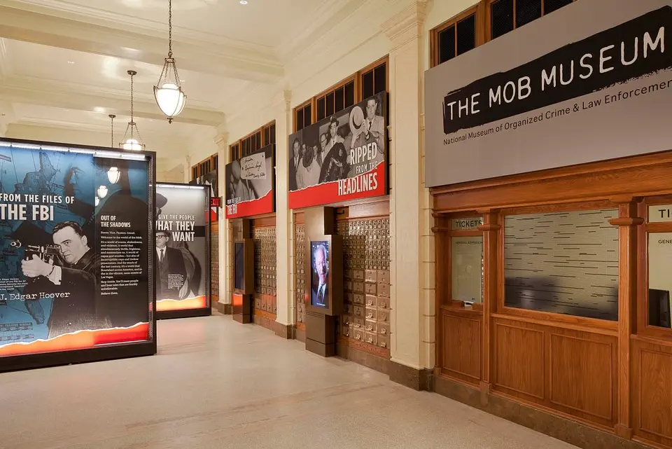 Mob Museum lobby