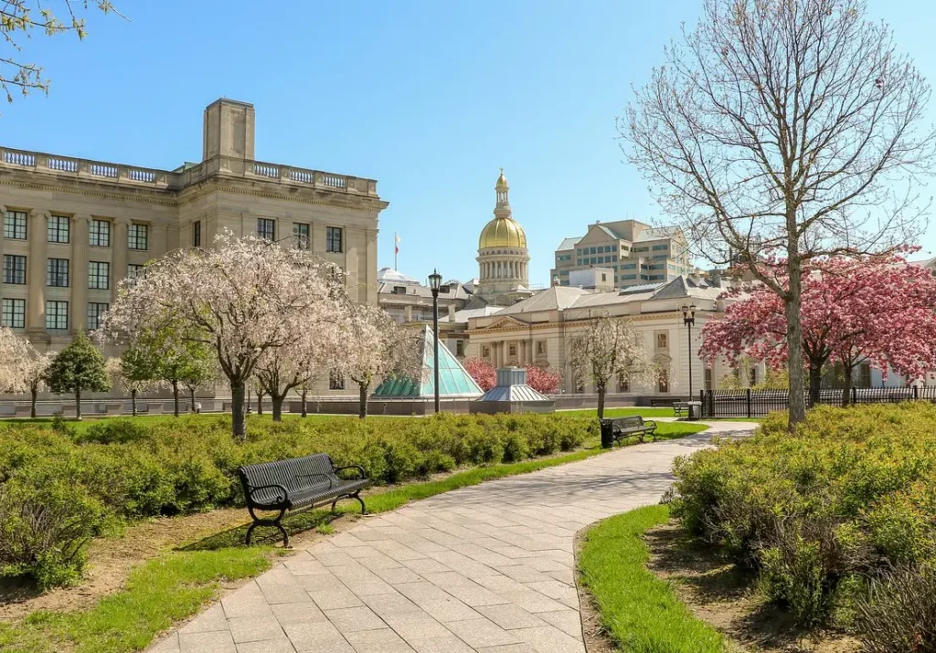 Sunny day in Trenton