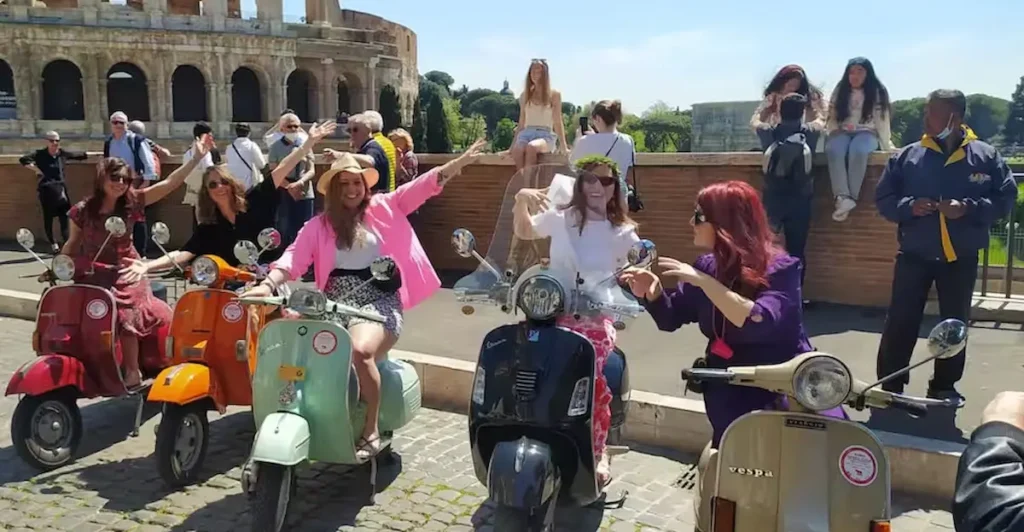 Rome by Vespa with a local
