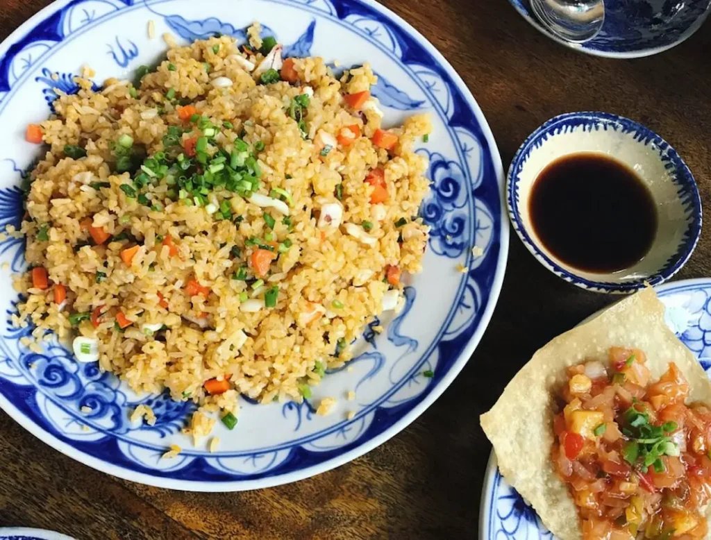 Fried rice at Orivy